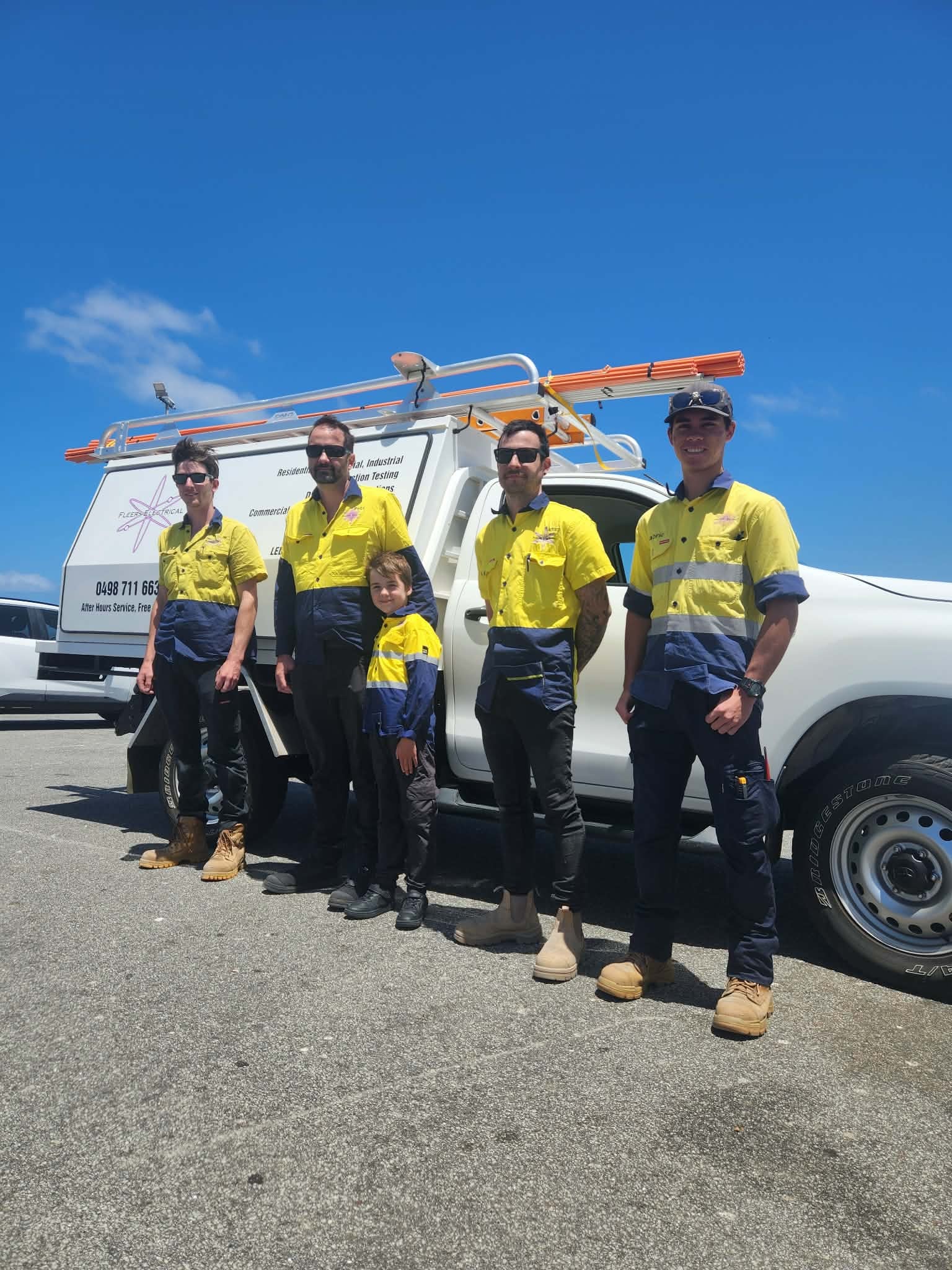 The Fleers Electrical team  Albany electricians
